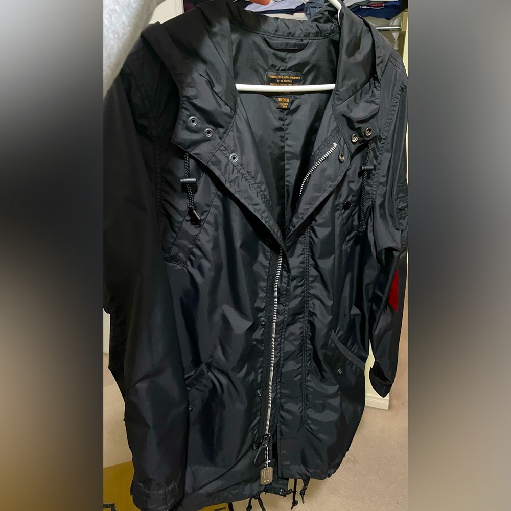 Undefeated X ALPHA industries Windbreaker hooded Jacket.